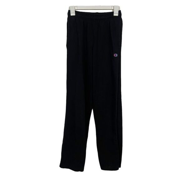 Champion Black Straight Leg Athletic Sweatpants - Picture 1 of 3